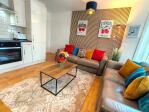 Relax in your bright and stylish living space