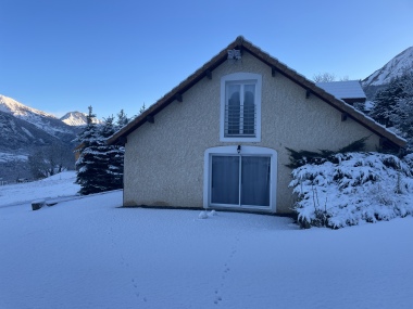 entrée par baie vitrée