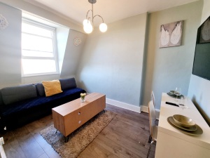 This photo represents the living room 