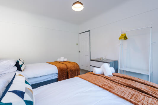 Clean and spacious bedroom