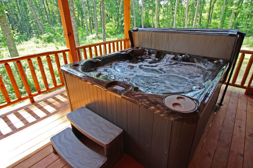 Hot Tub, with jets activated