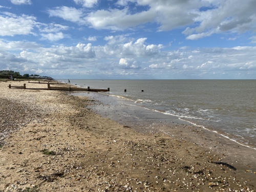 Shellness beach on the Isle of Sheppey, next to the Swale Nature Reserve