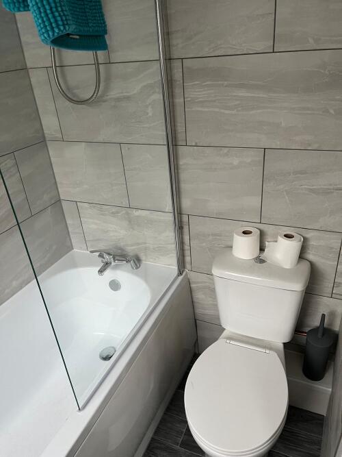 Bathroom - Shower and bath combination
