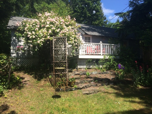 back deck of The Bay Cottage