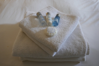 Soft towels and quality toiletries