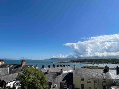 The view from the living room. 