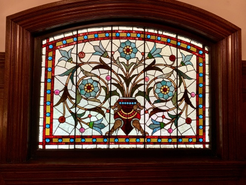 Beautiful original stained glass window