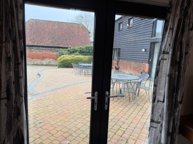 Entrance to the ground floor bedroom.