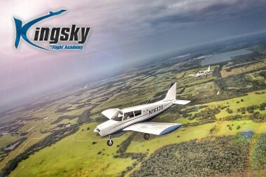 Only a 10 min drive to Kingsky Flight Academy!
