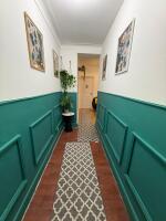 This photo represents the communal hallway of the house