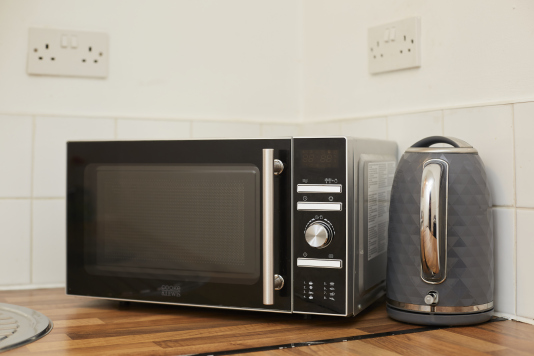 Modern kitchen with all essentials for short or extended stays