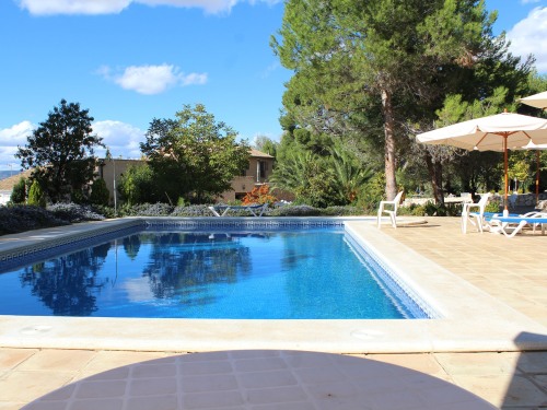 Vista de la piscina
