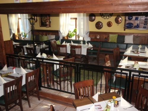 Restaurant Blick aus Vereinszimmer bis zu 35 Personen
