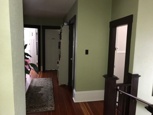 Upstairs hallway...
