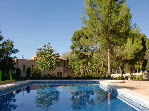 Vista de la piscina