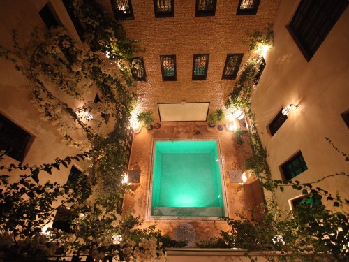 Birdseye pool view