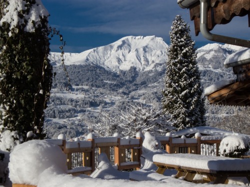 l'une des vues des greniers du Mont-blanc