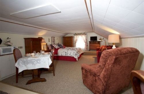 Living area in Carriage Huse