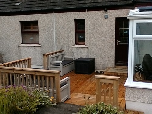 Outside sitting area