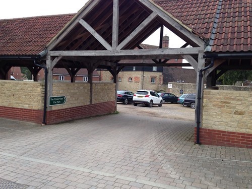 Our large secure car park to the rear of the hotel.
