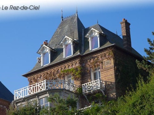 Le gite Ciel (façade côté mer).