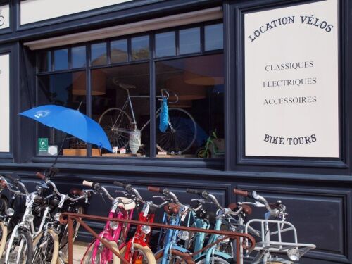 L'atelier Vélo du Village de Bages, où vous pourrez louer vos bicyclettes