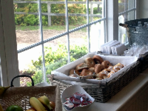 Our Continental Breakfast which is available daily from 8am-10am.  Available from Memorial Day to Columbus Day