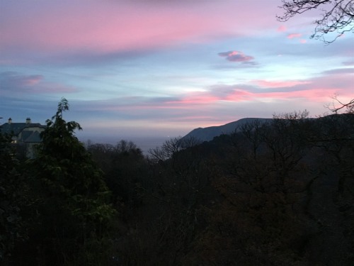 Sunrise over Countisbury Hill