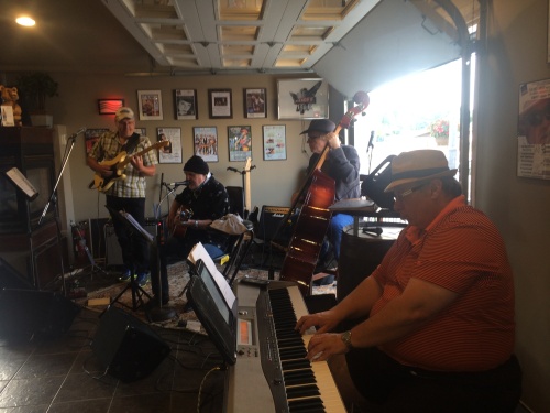 Sharing songs on a Saturday afternoon