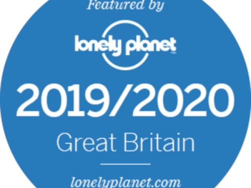 Featured in the new edition of Lonely Planet Great Britain travel guide for the 6th consecutive year.
