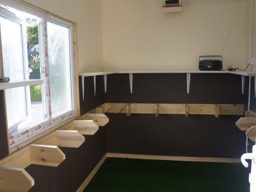 golf storage and drying room