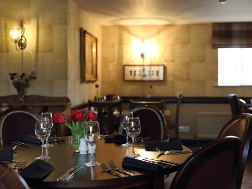 bar dining area