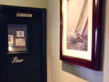 Entrance to the bar