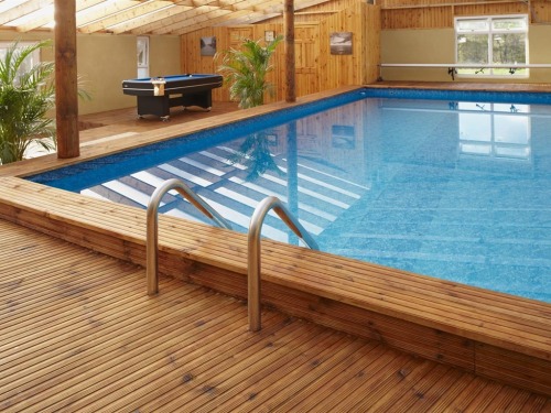 heated indoor swimming pool