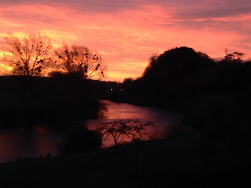 Morning Sunrise Over the River Severn