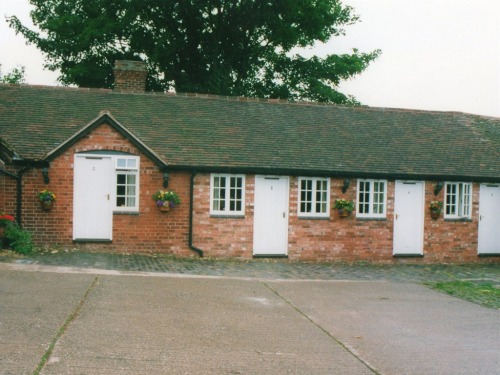 Guest rooms in converted stable block