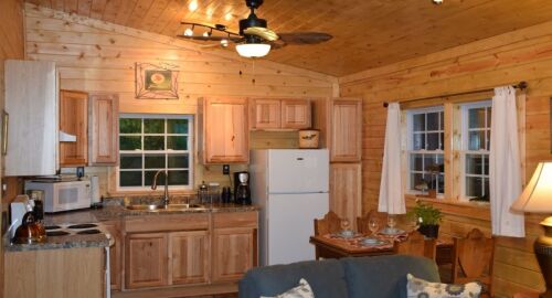 Kitchen at the Waterfall Cottage