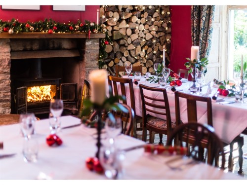 Our roaring fire