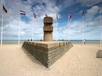 the Normandy Landing beaches