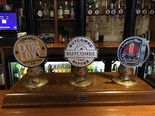 A good selection of real ales are always available