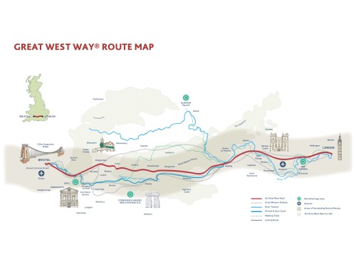 Great West Way Route Map