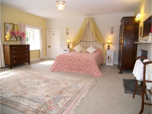 Master bedroom with king-size double bed