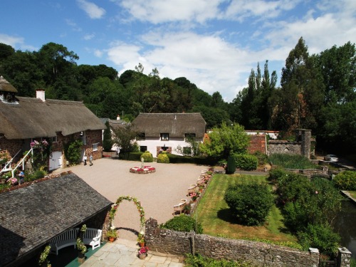 Castle courtyard