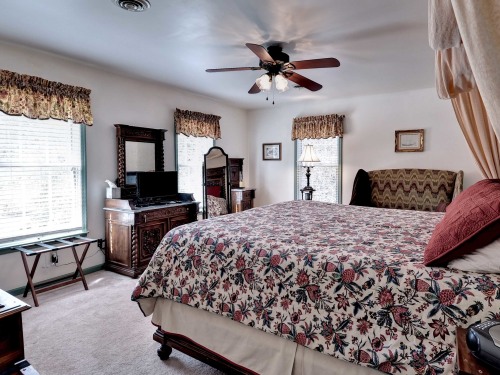 Patton Room features a king bed and private bath
