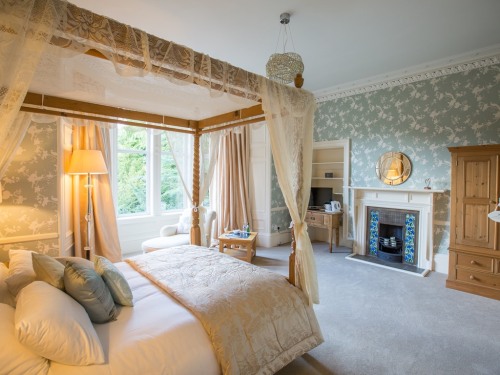 Restored fireplaces and cornices throughout create a sense of Victorian splendour