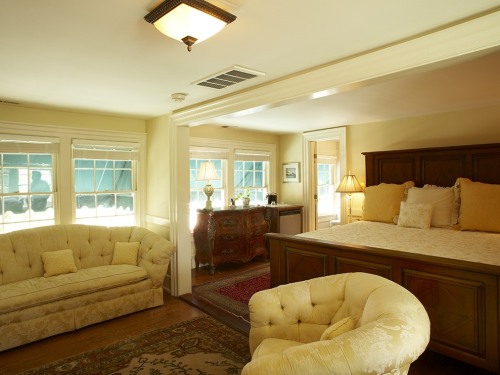 Unwind in The Todd Suite in the main part of the Inn, featuring King Bed, fireplace, and ensuite