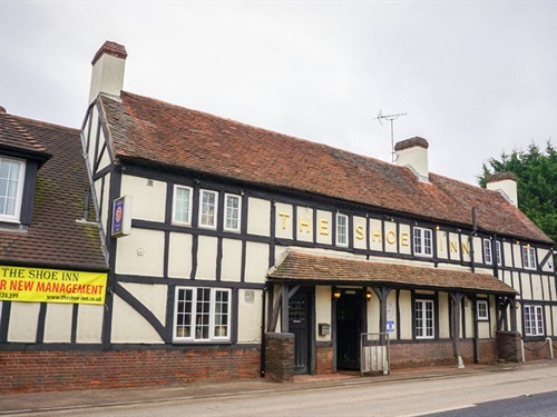 Front view of pub