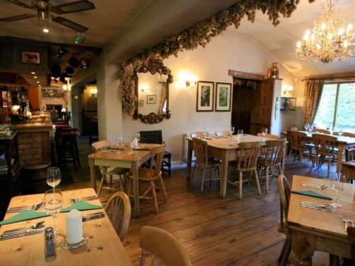 Our rustic restaurant is a lovely setting