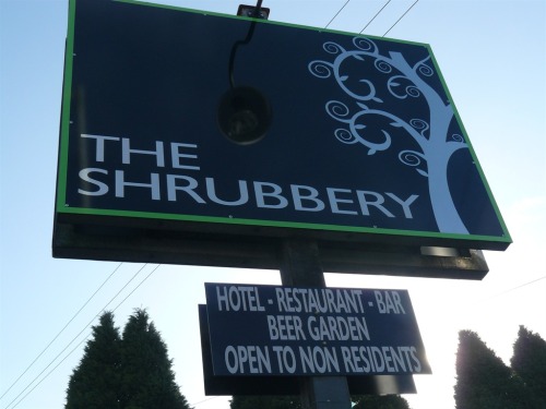 The Shrubbery Sign