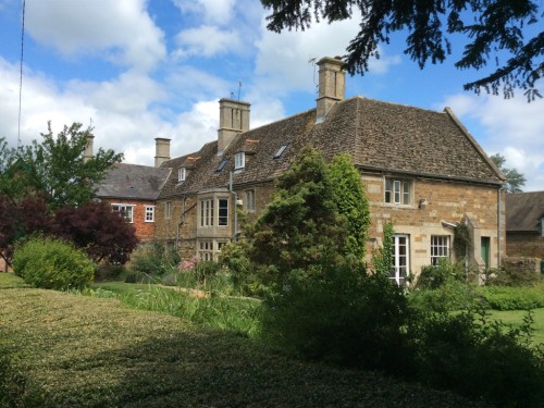 View of Castle Farm House from the garden